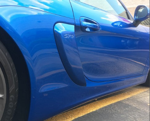 Porsche GT4 (Non-RS) Side Air Scoops, primed