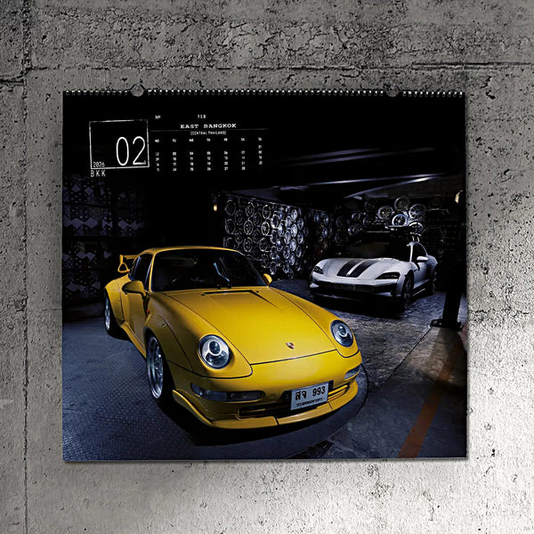Porsche AHEAD 2026 壁掛け&卓上カレンダーセット 2026 Calendar AHEAD - Porsche Centre Downtown Toronto