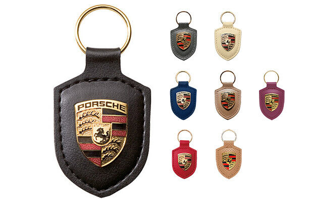 Porsche Crest Key Ring - Assorted Colours - Key Chain - Keyring - Keychain