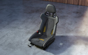 3D-printed body form full bucket seat