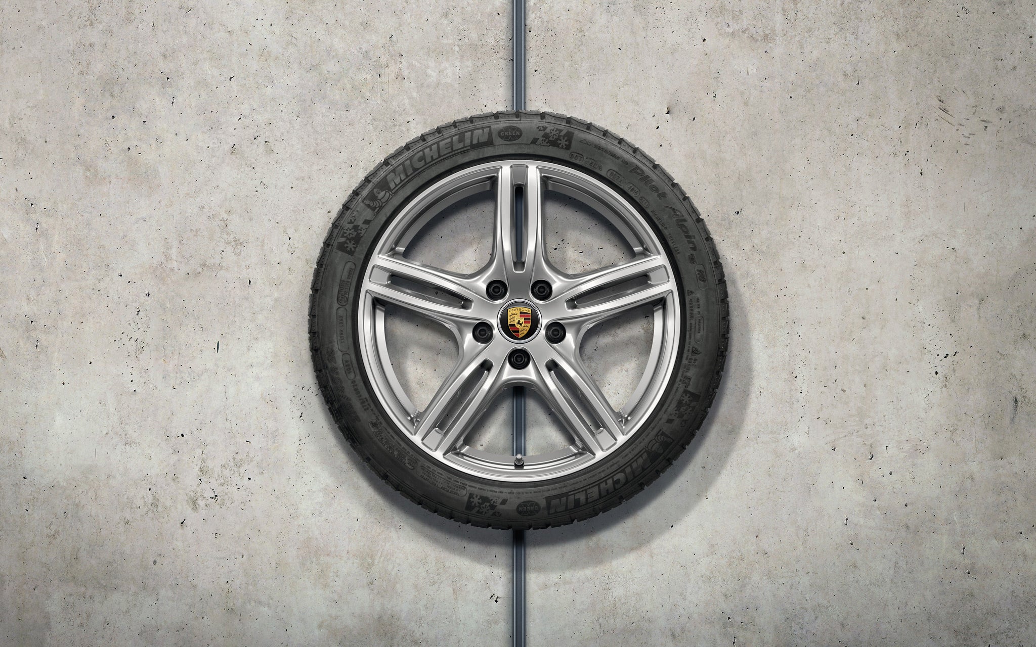 20" Panamera Turbo Winter Wheel and Tire Set - 971