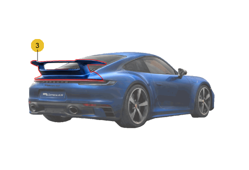 992 Rear Wing Aerokit and Side Skirts