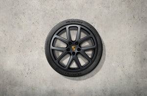 21-inch Panamera SportDesign winter wheel-and-tire set, painted in black (satin-gloss)