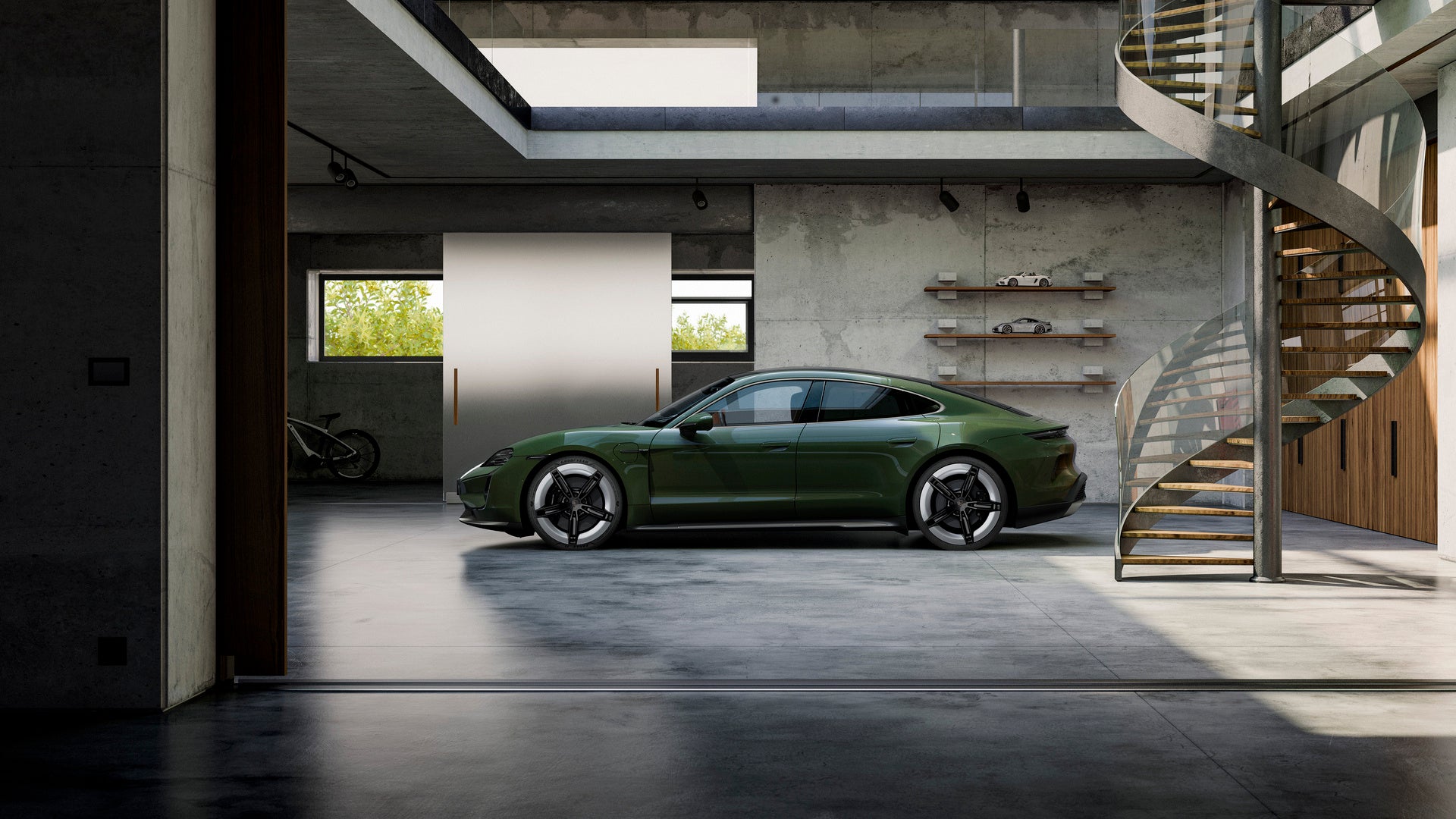 21-inch Mission E Design summer wheel-and-tire set