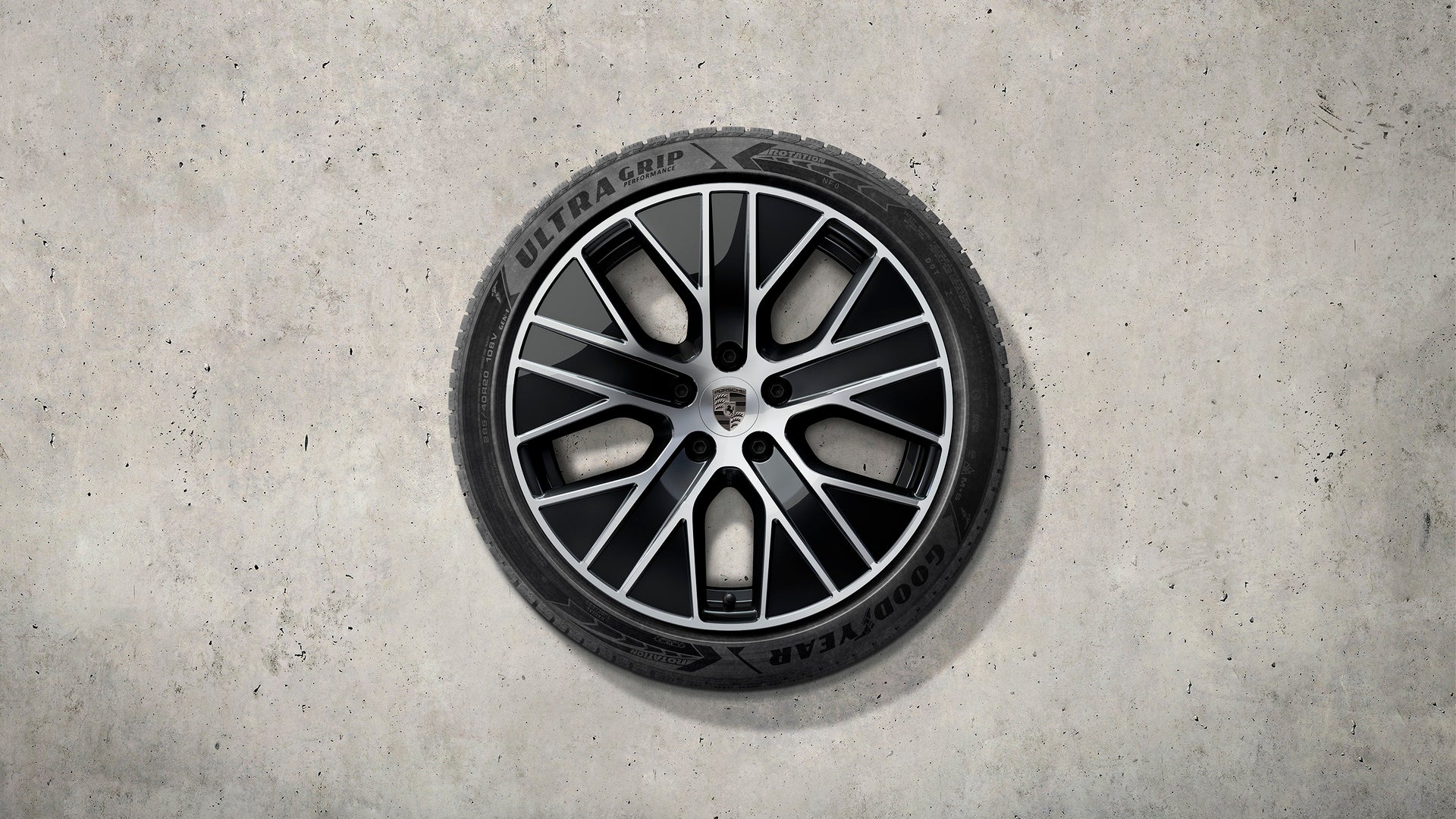 20-inch Taycan Turbo Aero winter wheel-and-tire set