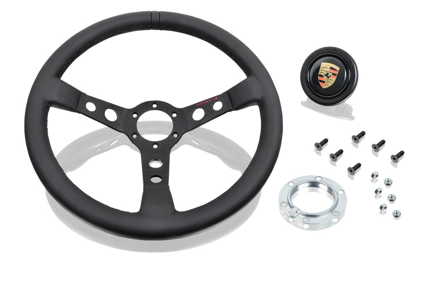 Porsche Classic performance steering wheel, black stitching