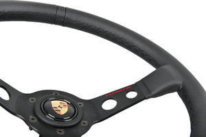 Porsche Classic performance steering wheel, black stitching