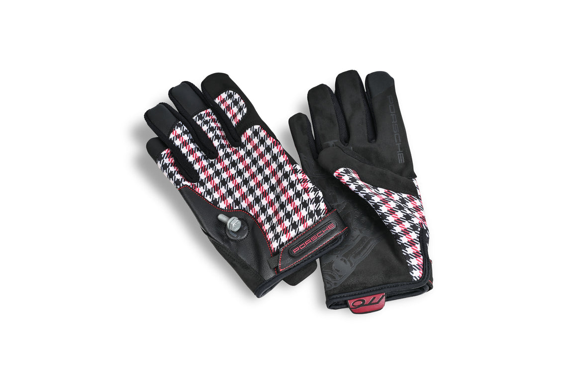 Assembly gloves, Red Pepita