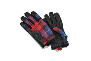 Assembly gloves, Red tartan (McLaughlan)