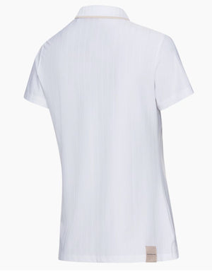 60Y 911 Targa –Women's Golf Polo Pinstripe puma white