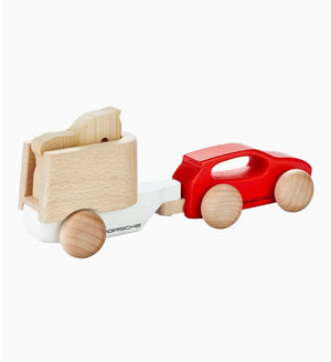 Cayenne wooden car with horse trailer