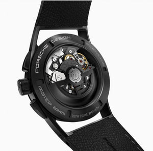 Watch, Porsche Design, Sport Chronograph, Black & Leather