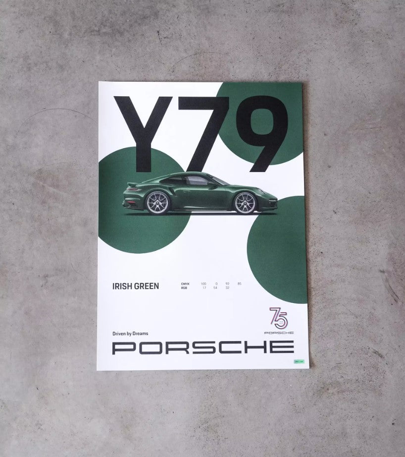 Porsche Poster Set – 75Y – Driven by Dreams