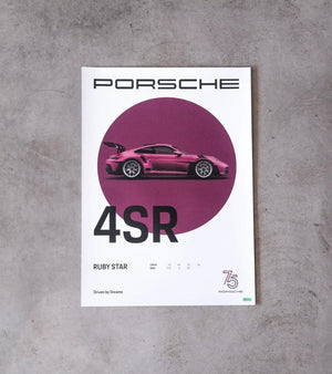 Porsche Poster Set – 75Y – Driven by Dreams