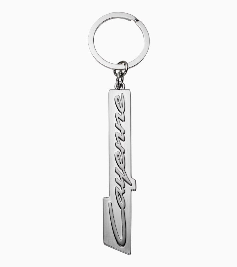 Porsche Keyring with Cayenne Lettering