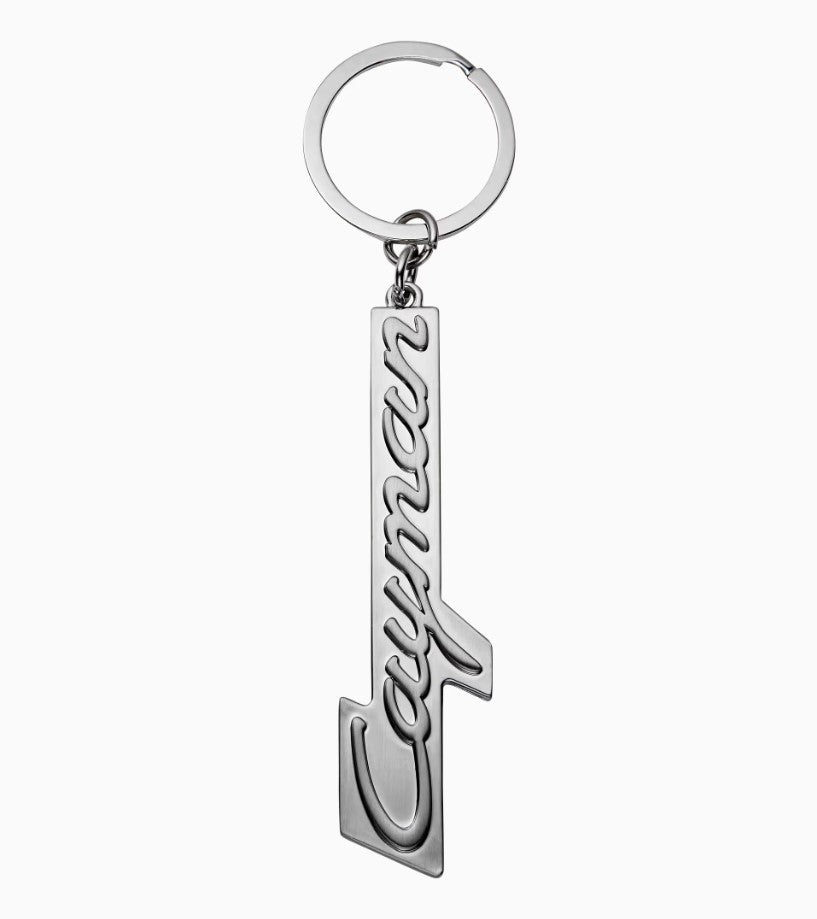 Porsche Keyring with Cayman Lettering