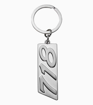 Porsche Keyring with 718 Lettering