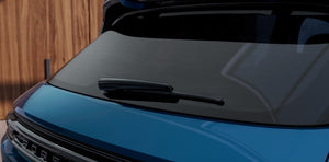 Black painted rear wiper trim (high-gloss)