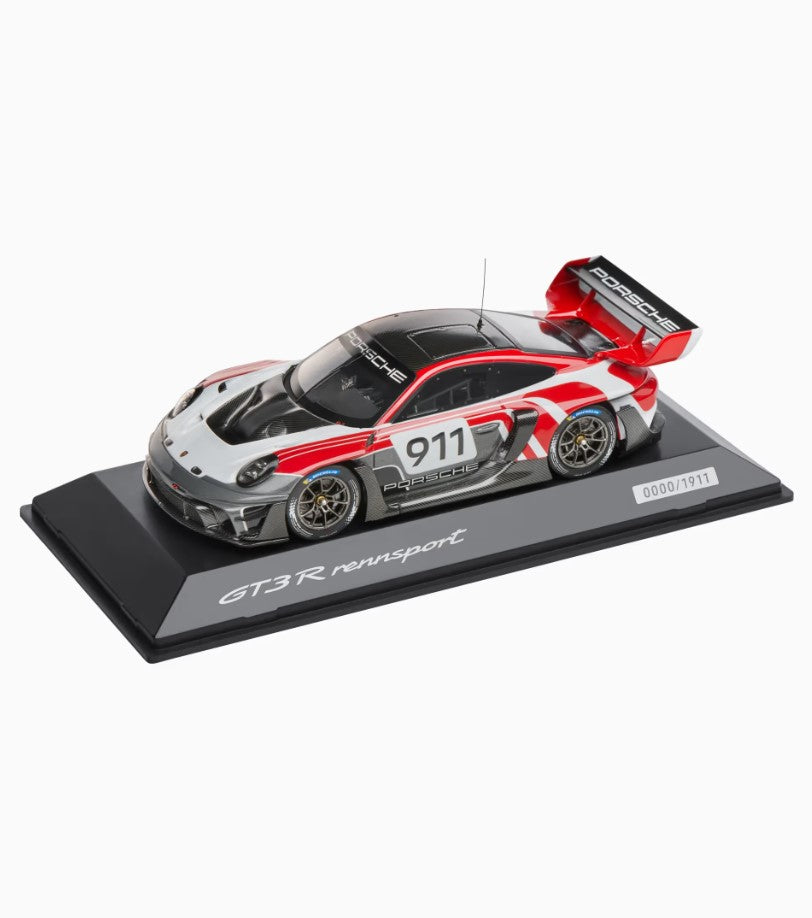Porsche 911 GT3 R Rennsport - Noir/Rouge - Édition Limitée 300 - Spark 1:18 Porsche 911 GT3 R Rennsport - Noir/Rouge - Édition Limitée 300 - Spark 1:18