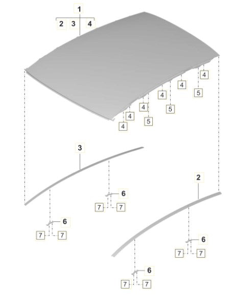 Glass Roof - Black - Taycan