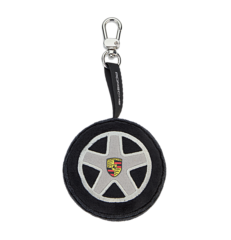 Plush rim keychain