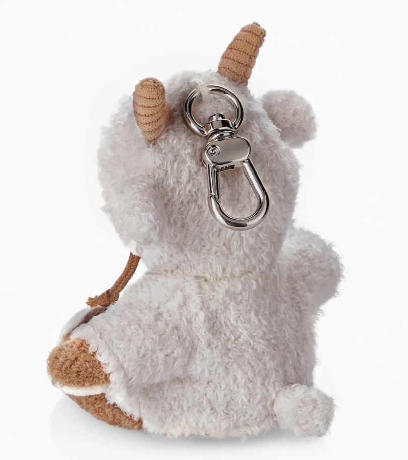 Year of the Goat teddy bear key ring