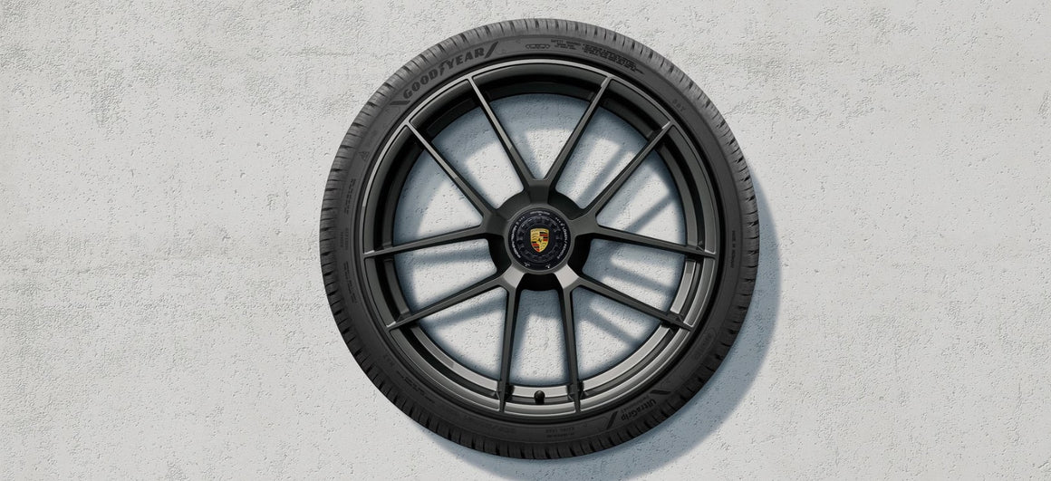 20/21-inch Carrera GTS winter wheel-and-tire set, with central locking