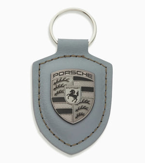 Porsche Crest Key Ring - Vanadium Grey