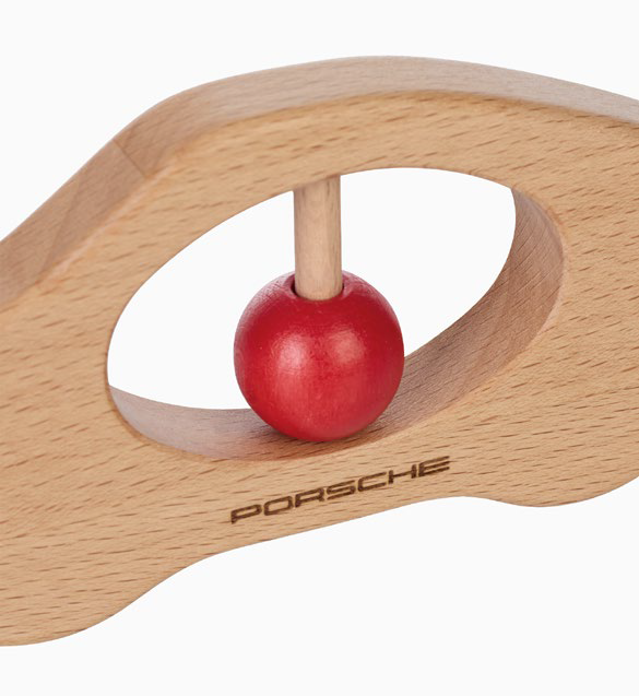 Porsche 911 wooden rattle