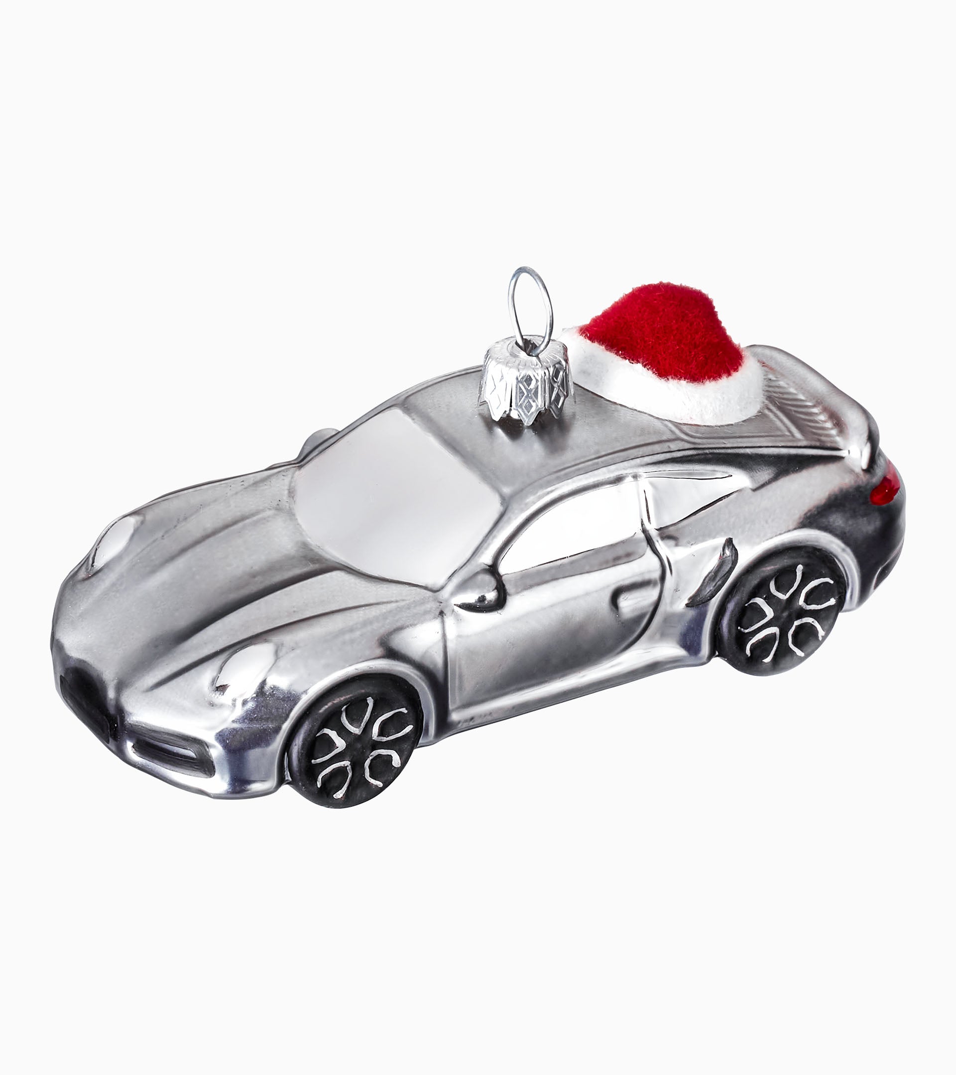 Christmas tree trailer silver/red