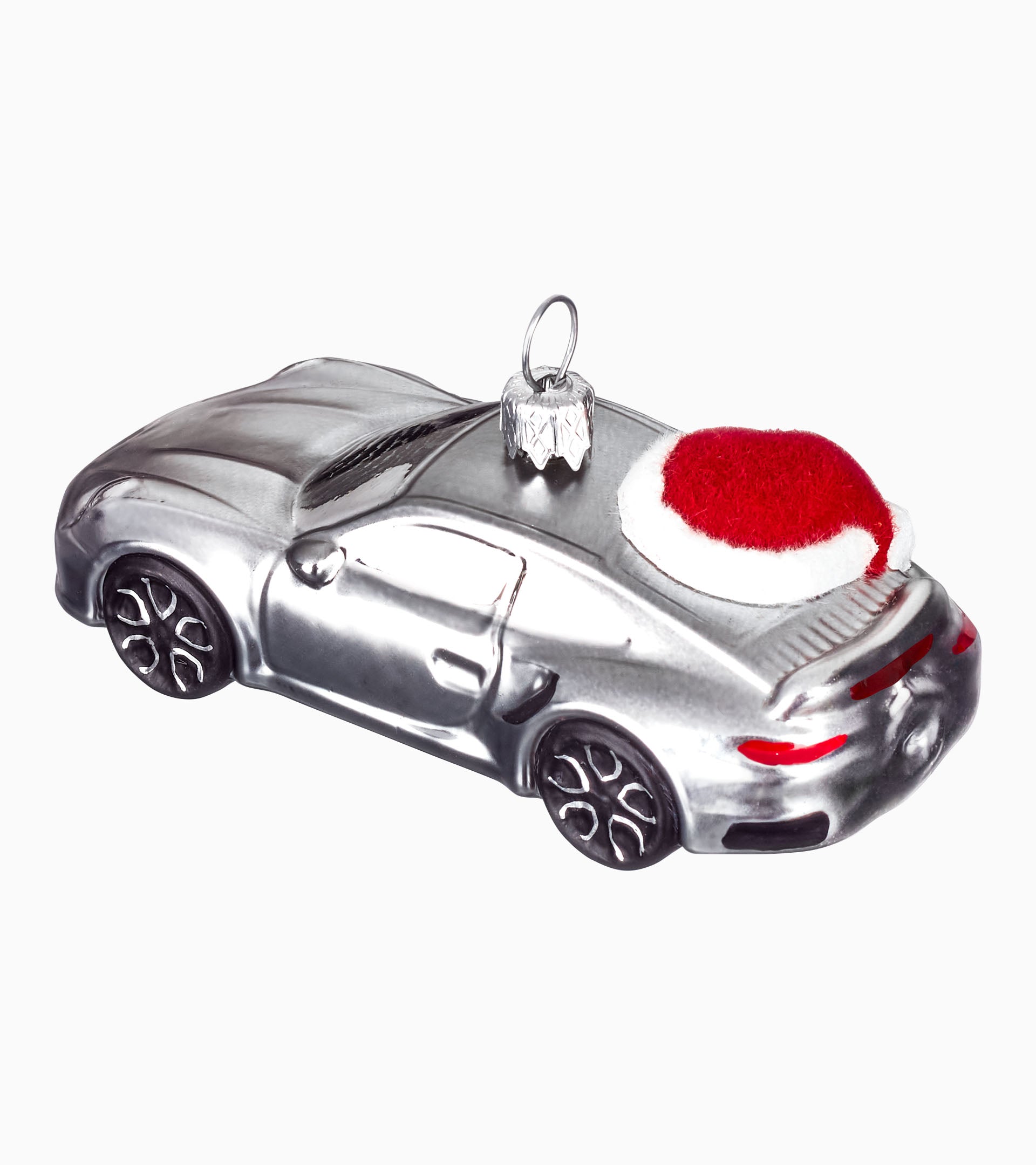 Christmas tree trailer silver/red