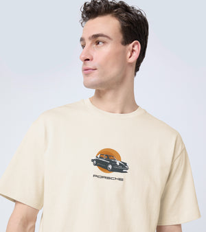 T-Shirt, 911 Targa 60Y, Beige