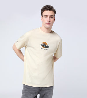 T-Shirt, 911 Targa 60Y, Beige