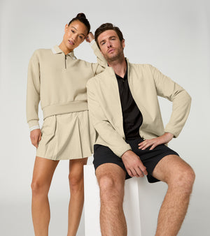 60Y 911 Targa –Women's Golf Midlayerdesert suede