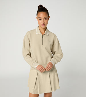 60Y 911 Targa –Women's Golf Midlayerdesert suede