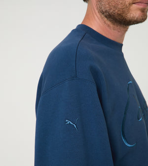 60Y 911 Targa –Golf Crewneck royal