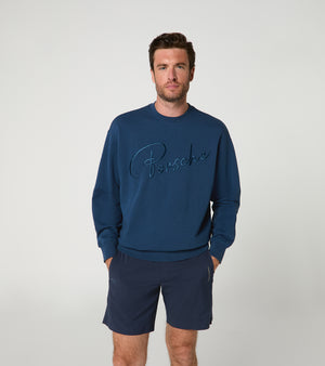 60Y 911 Targa –Golf Crewneck royal