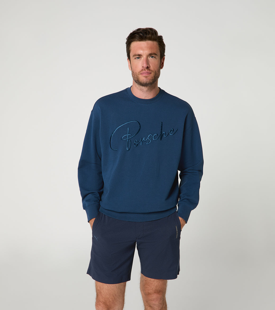 60Y 911 Targa –Golf Crewneck royal