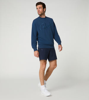 60Y 911 Targa –Golf Crewneck royal
