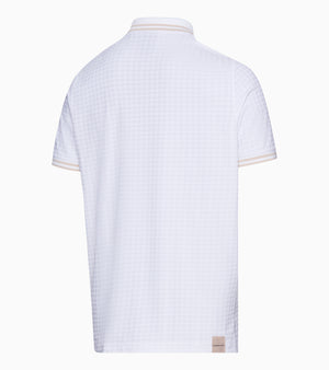 60Y 911 Targa –Men's Golf Polo Pepita puma white