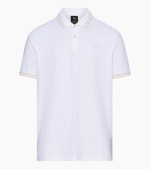 60Y 911 Targa –Men's Golf Polo Pepita puma white