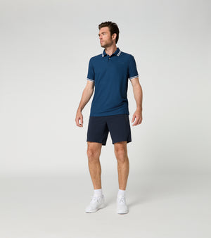 60Y 911 Targa –Men's Golf Polo Pepita royal