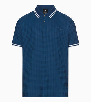 60Y 911 Targa –Men's Golf Polo Pepita royal
