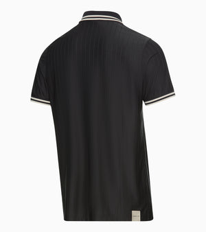 60Y 911 Targa –Men's Golf Polo Pinstripe black