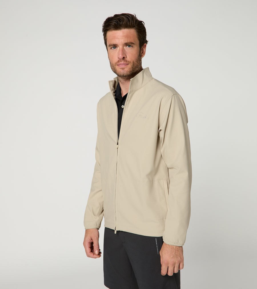 60Y 911 Targa –Men's Golf Jacket desert suede
