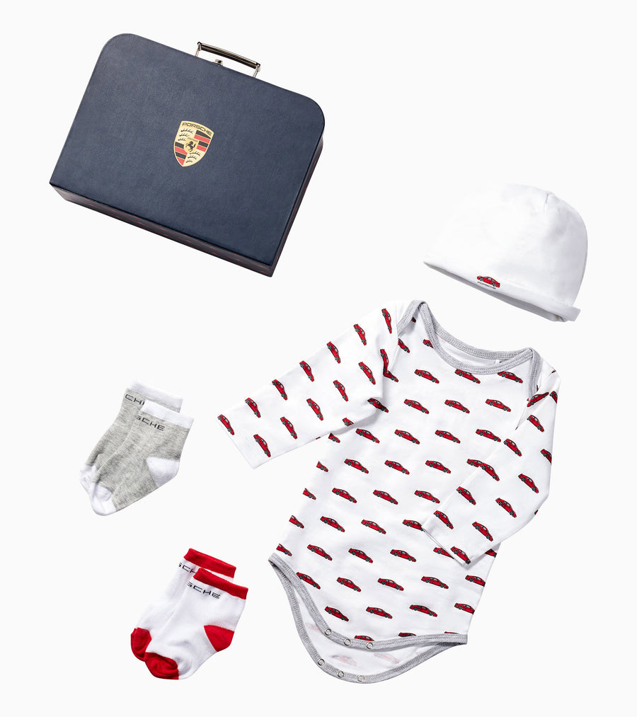 Porsche Baby Onesie | Beanie | Sock set