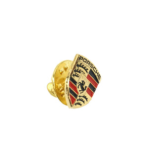 Crest Button, black/red/yellow