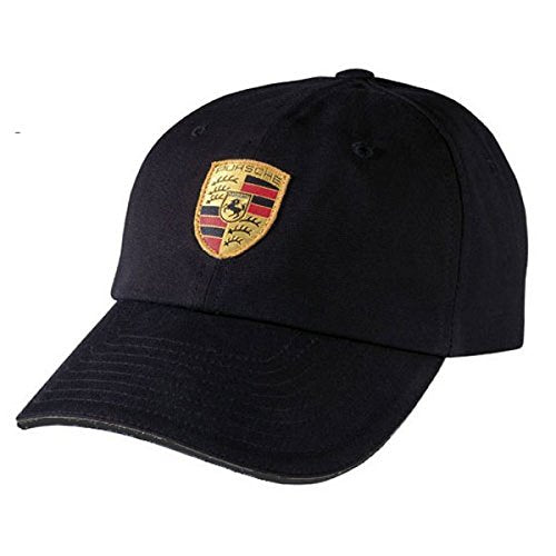 Porsche Crest Cap - Black