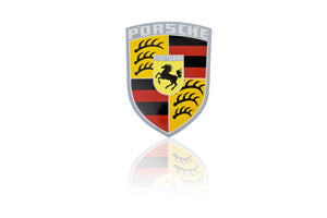 Porsche Classic enamel sign – Porsche Crest version