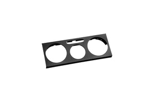 Frame for air-conditioning switch on dashboard panel, Satin Black